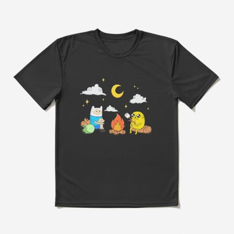 Come Along With Me Song Lyrics Adventure Time T-Shirt, Unisex Cotton Crewneck T-Shirt - Medium, Short Sleeve, Casual Streetwear Printed Tee
