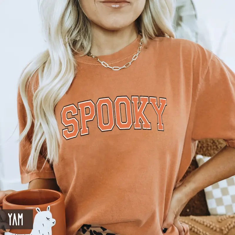 Comfort Colors Stay Spooky T-shirt, Spooky Season, Halloween Shirt, Halloween Gift, Halloween Party Tee, Retro Halloween