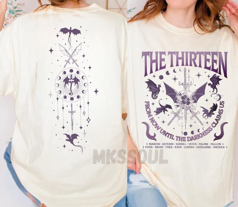Comfort Colors The Thirteen Throne Of Glass Shirt, Book Lover Gift Best Price