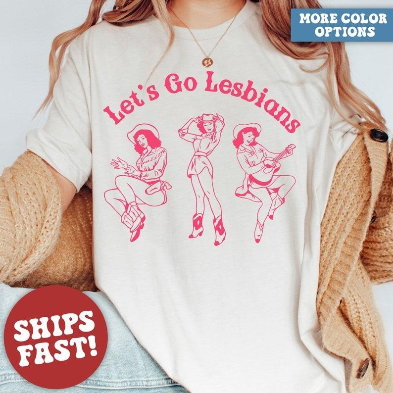 Comfort Colors Western Pride Shirt, Subtle Lesbian Shirt, Trans Rights T-Shirt, Progress Pride Shirt, Social Justice