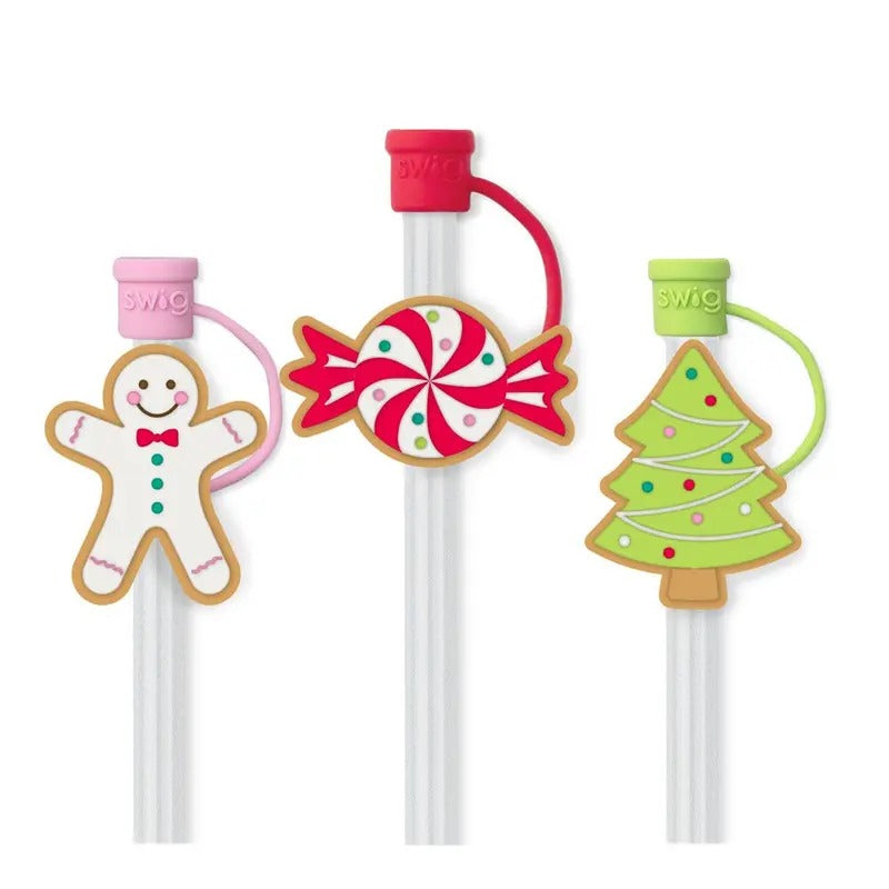 Cookie Jar Straw Topper Set