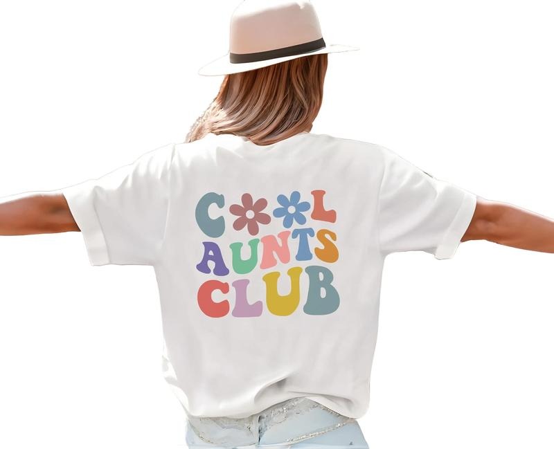Cool Aunts Club Shirt, Cool Aunts Shirt, Favorite Aunt Shirt, Cool Aunt Gift From Niece, New Aunt Shirt, Funny Cool Aunt Tee, Unisex T-Shirt, Short Sleeve Tee Shirt, Gifts For Birthday