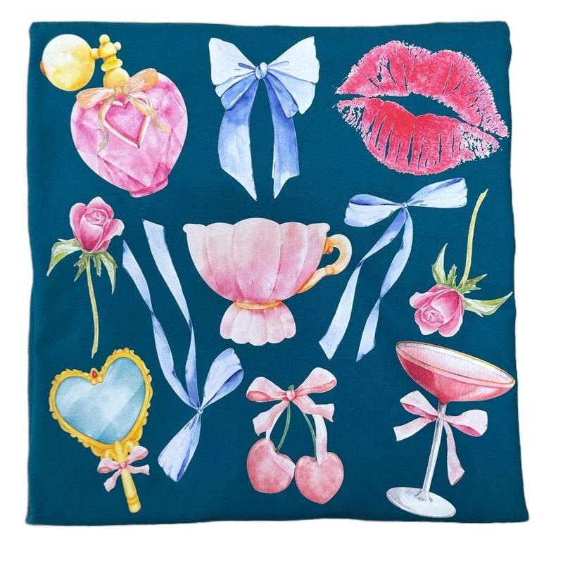 Coquette Girly Collage T-shirt