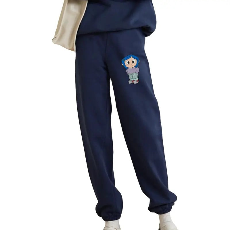 Coraline Chill Again Chritsmas Sweatpants, I'm Just A Chill Guy Pants, Girlfriend Gift