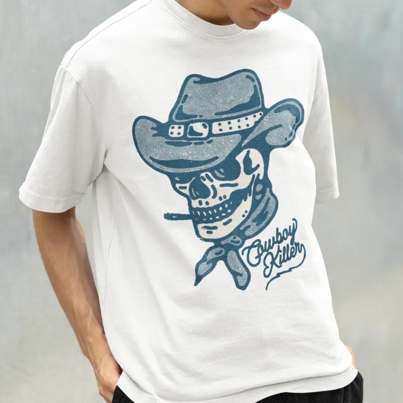 Cowboy Killer Shirt, Rodeo Shirt, Western Graphic Tee, Oversized Graphic Tee, Comfort Colors T Shirt, Country Concert Shirt, Unisex T Shirt