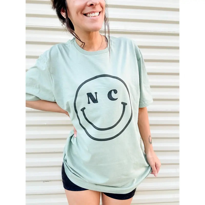 Custom Smiley Eyes Graphic Tee