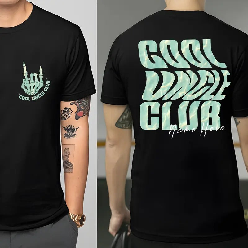 Custom Uncle T-Shirt 2 Sides, Personalized Uncle Gift, Funny Uncle Shirt, Best Uncle Ever Tee, Valentine Gift, Cool Uncle Apparel