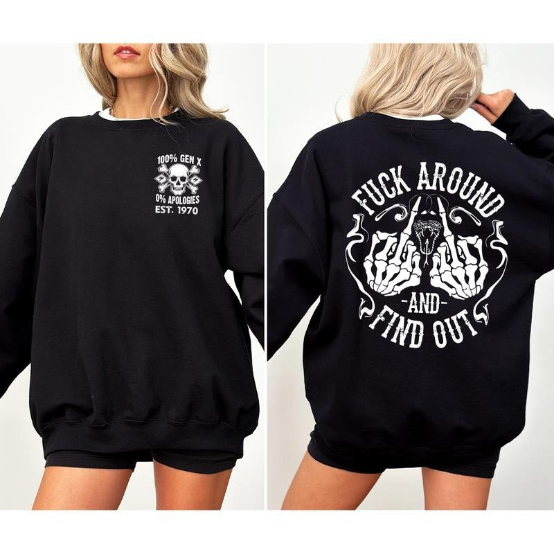 Customize Proud Gen X Sweatshirt Raised On Hose Water And Neglect T-shirt, Vintage Inspired Hoodie, Funny Saying Sweatshirt, Humorous Shirt