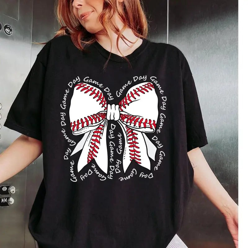 Customized Baseball Mom T-shirt, baseball player, baseball aunt, baseball coquette shirt, baseball mom