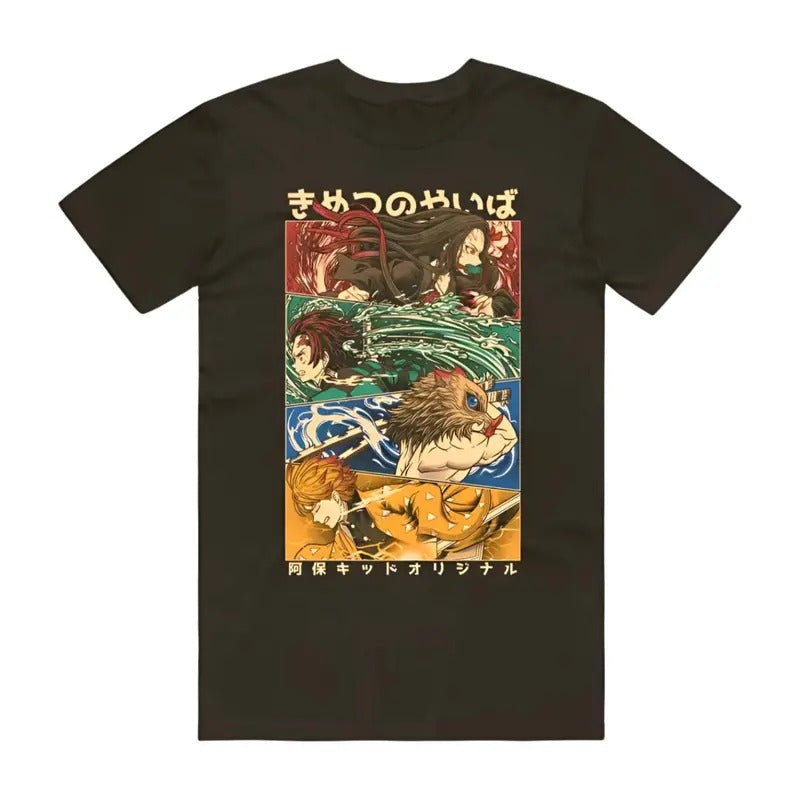 DEMON SLAYER SHIRT, Funny Cool Bunny Tee, Japanese Anime Tees Unisex Tshirt T-Shirt Tee ALL SIZES