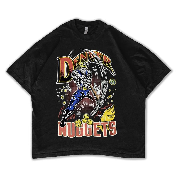 DENVER x WLOTAS MINER Basketball T Shirt Shaka Wear Nugget-=%2=-=%2=-=%2= tee=%2=