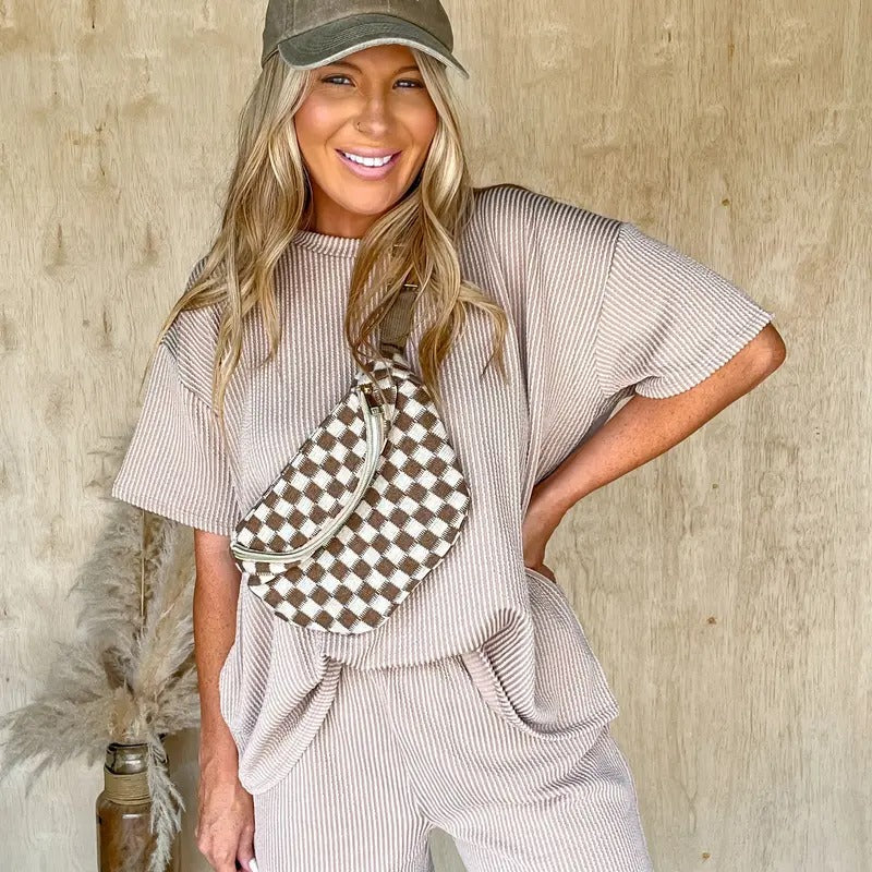 DOORBUSTER - Won't Wait Around Light Mocha Set