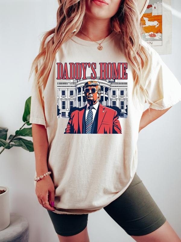 Daddys Home Shirt, White House Trump 2024 Shirt Get Losers, 4th of July Shirt, Trump Sweatshirt, Republican Sweatshirt, Political Sweatshirt