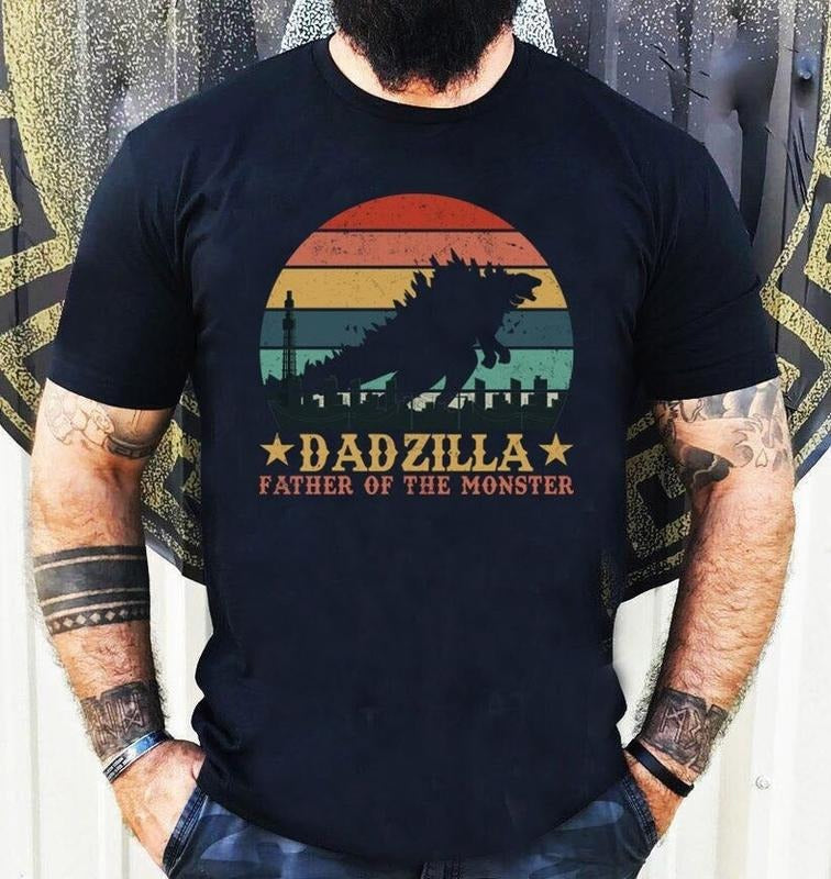 Dadzilla Father Of The Monster Shirt, Dad Shirt, Husband Gift, Father's Day Gift, Gift for Father, Christmas Gift, Dad Gift, Father Gift style 02