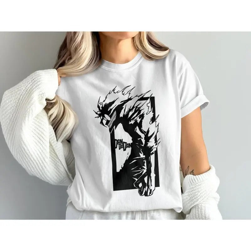 DanDaDan Shirt - Turbo Ganny - Momo Ayase Anime Hoodie | Japanese Streetwear | Dandadan Anime Clothes & Merch for Otaku, Vintage