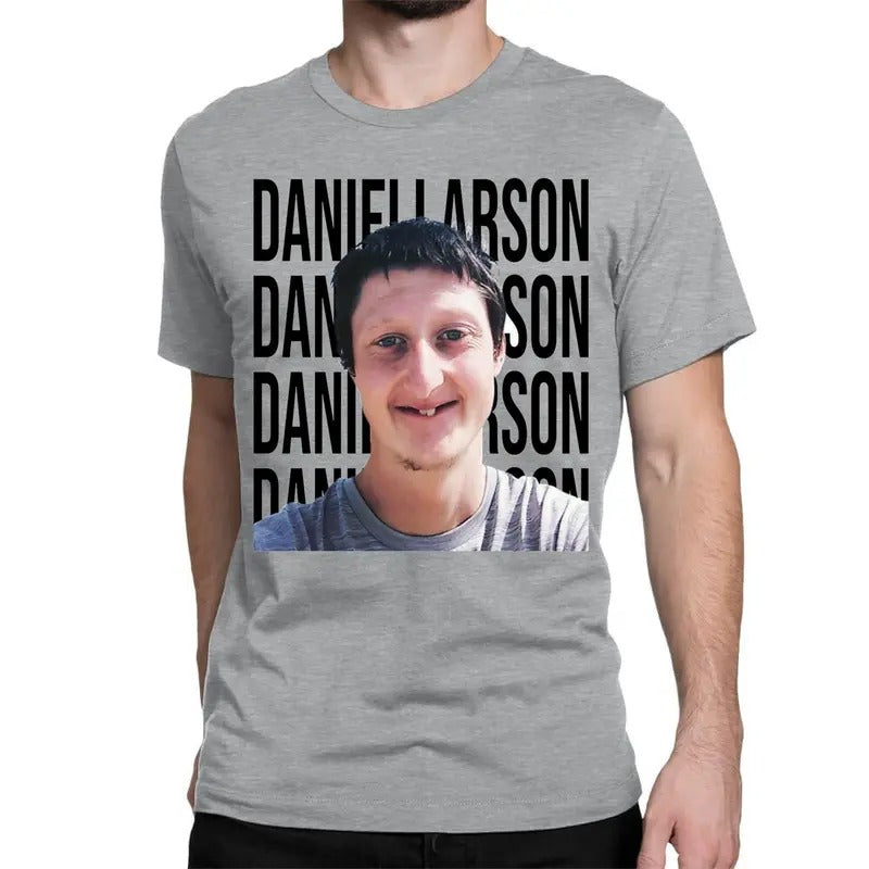 Daniel Larson For President Classic T-Shirt Graphic T-Shirt Unisex Heavy Cotton, Funny, Casual, Gifts Fabric Menswear