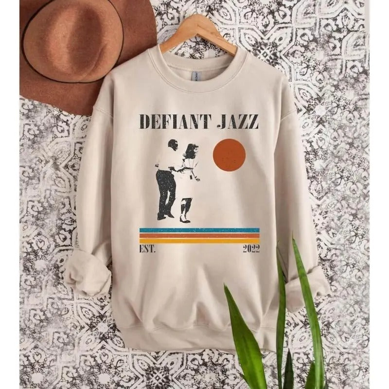 Defiant Jazz Shirt - Severance TV Show T-Shirt, Retro 90s Vintage Tee, Sci-Fi Fan Gift, Severance Merchandise, Gift for Him & Her