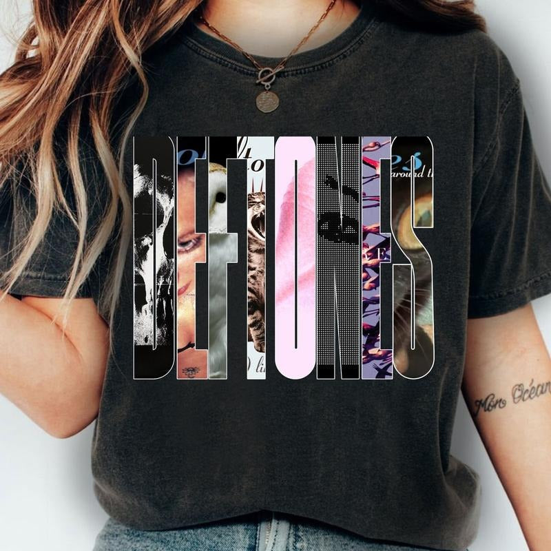 Deftones Black Metal Merch, Deftones Bootleg Shirt, Deftones Tee, Deftones Band Shirt, Deftones Band Merch C