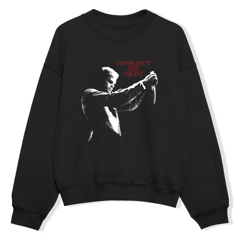 Dexter Morgan TV Show Sweatshirt, Horror Blood Sweatshirt, Tonight's The Night Sweatshirt For Dexter Fan, Unisex Comfort Rock Style Bootleg Outfit