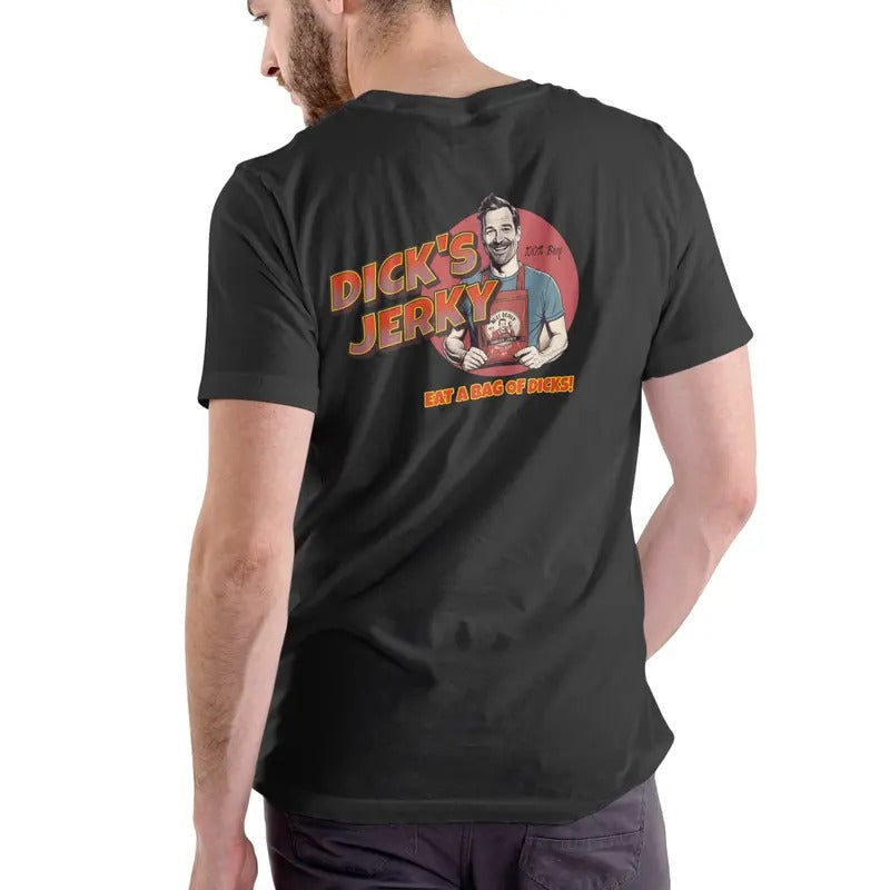 Dick's Beef Jerky T Shirt, Eat A Bag, Unisex Casual Menswear