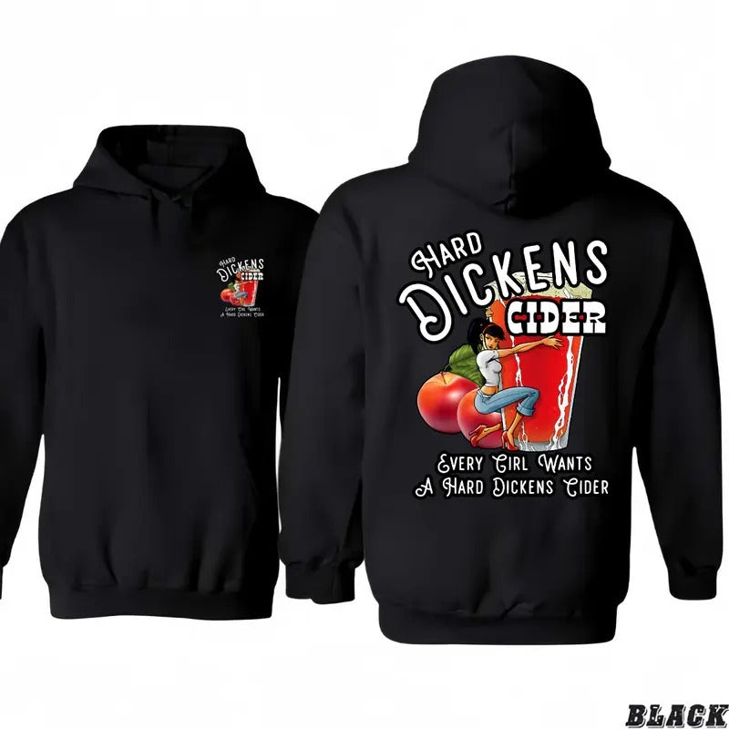 Dickens Cider Hard Cider Hoodie Black, Unisex