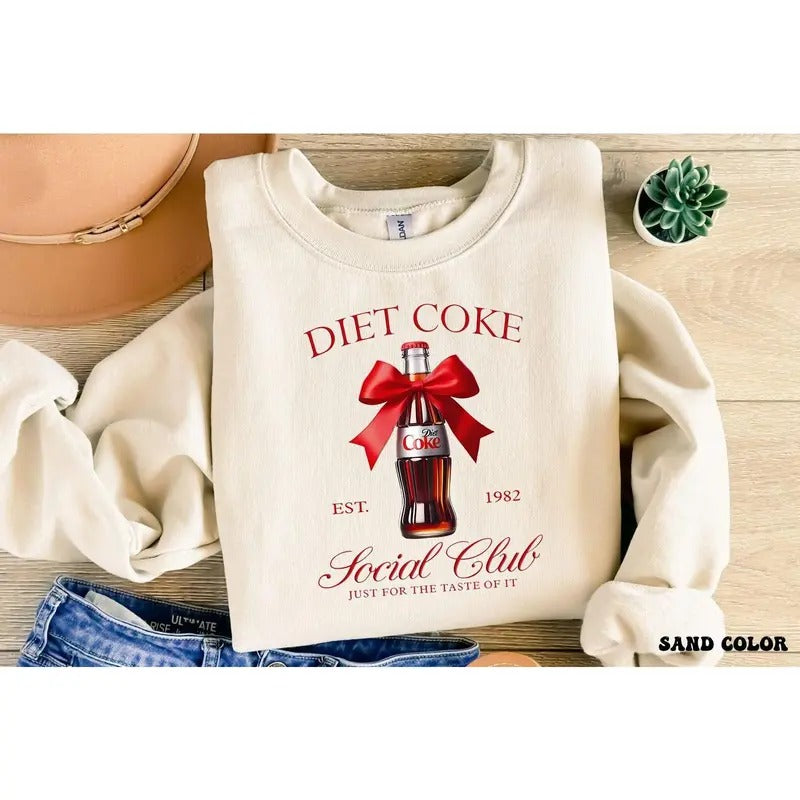 Diet Coke Shirt, Diet Coke Lover Sweatshirt, Funny Coke Shirt, Coke Lover Sweater, Coke Long Sleeve, Diet Coke Long Sleeve, Diet Coke Shirt