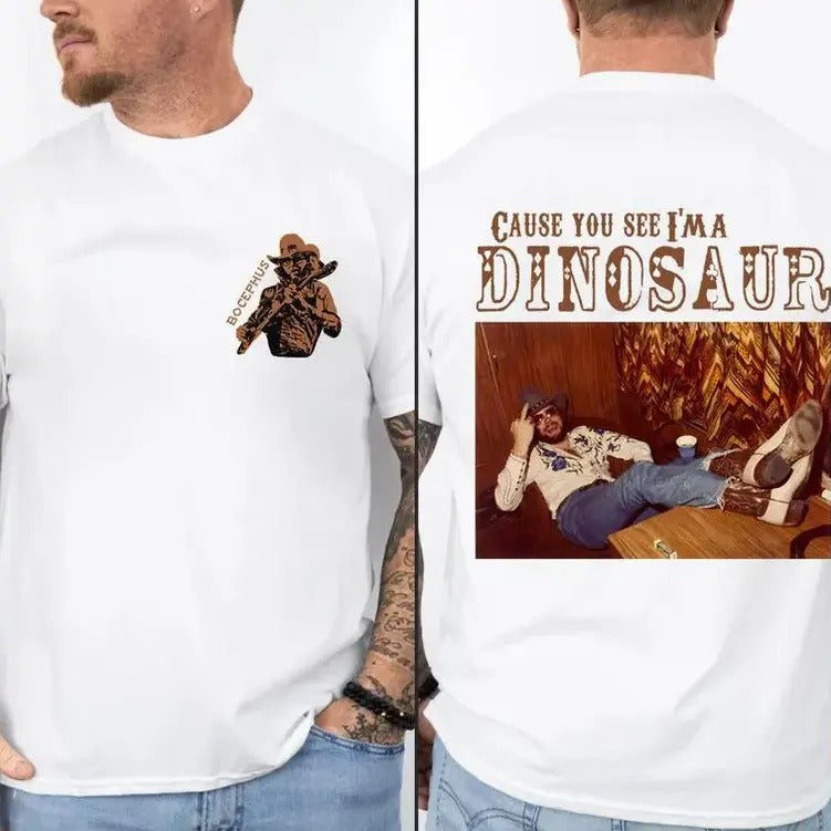 Dinosaur Hank Williams Jr. Bocephus T-shirt