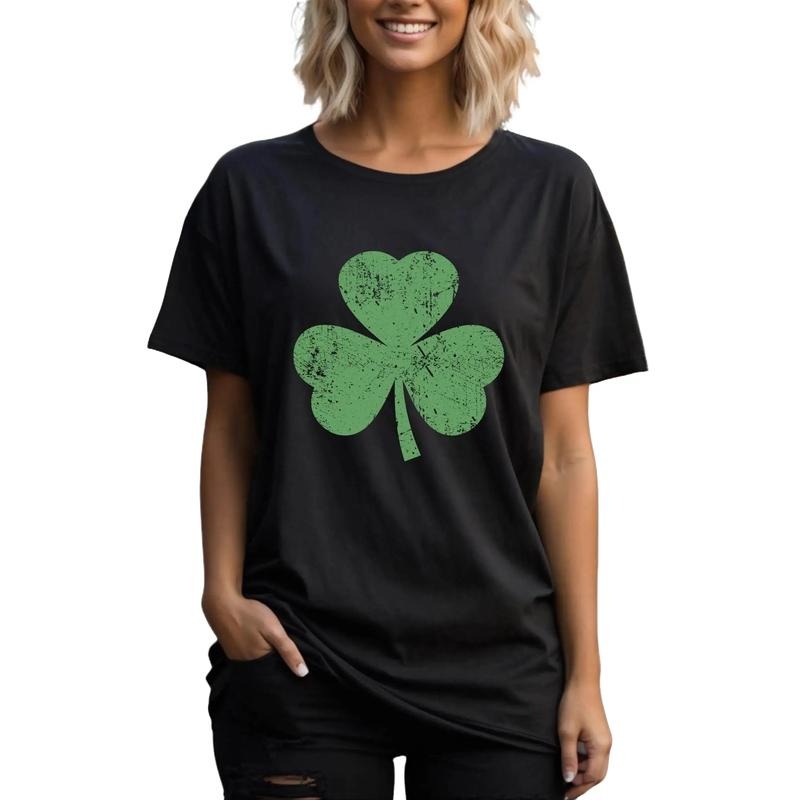 Distressed Shamrock Comfort colors Tee shirt