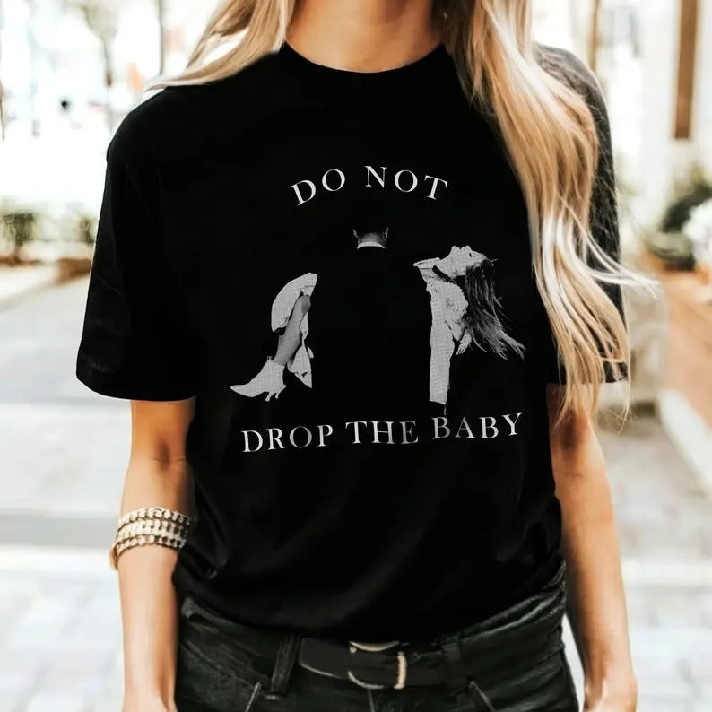 Do Not Drop The Baby ORIGINAL Vintage Style Halftone Print Don't Drop the Baby