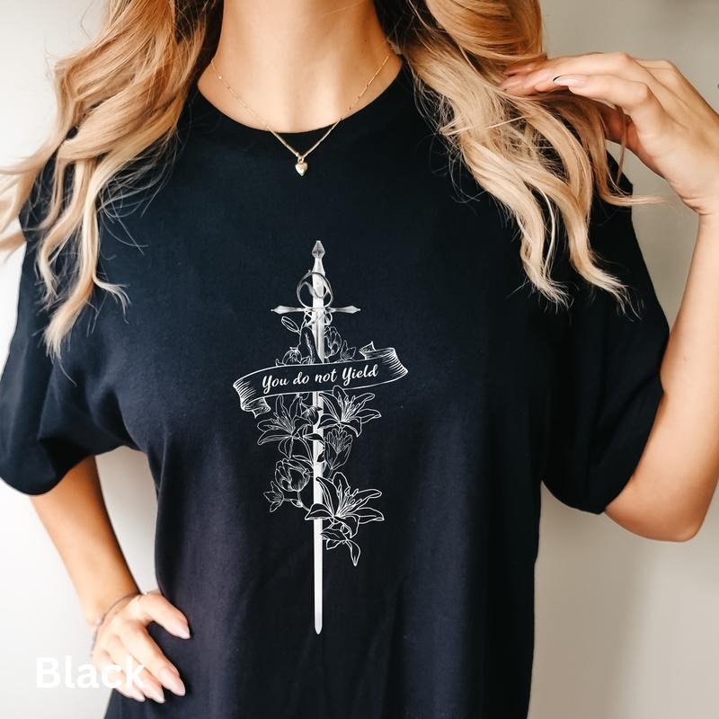 Do Not Fear, Do Not Falter Tee - Velaris - Crescent City - SJM's ACOTAR, gifts for book lover, iPrintasty - Bookish Shirt