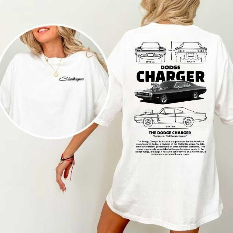 Dodge Charge T-Shirt, Gift for Car Enthusiasts