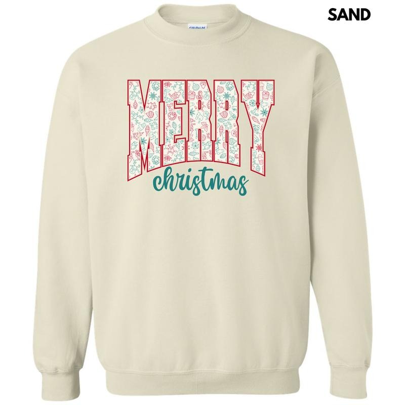 Doodle Merry Christmas Sweatshirt 'NLB'