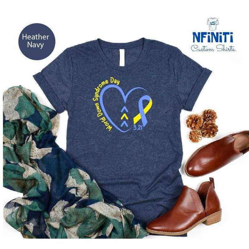 Down Syndrome Awareness Shirt Down Syndrome Shirt Down Syndrome Day Support Shirt Down Syndrome Ribbon Shirt 3 21 Shirtsped Teacher Tee sweater