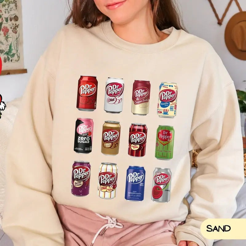 Dr Pep.per sweatshirt, Dr. Pep.per sweatshirt, soda sweatshirt, pop sweatshirt