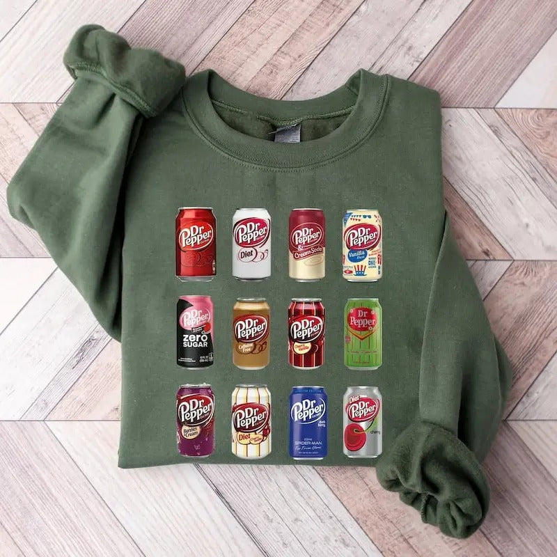 Dr Pepper Sweatshirt, Dr Pepper Soda Sweatshirt, Soda Unisex Sweatshirt, Gift For Herr, Gift For Him