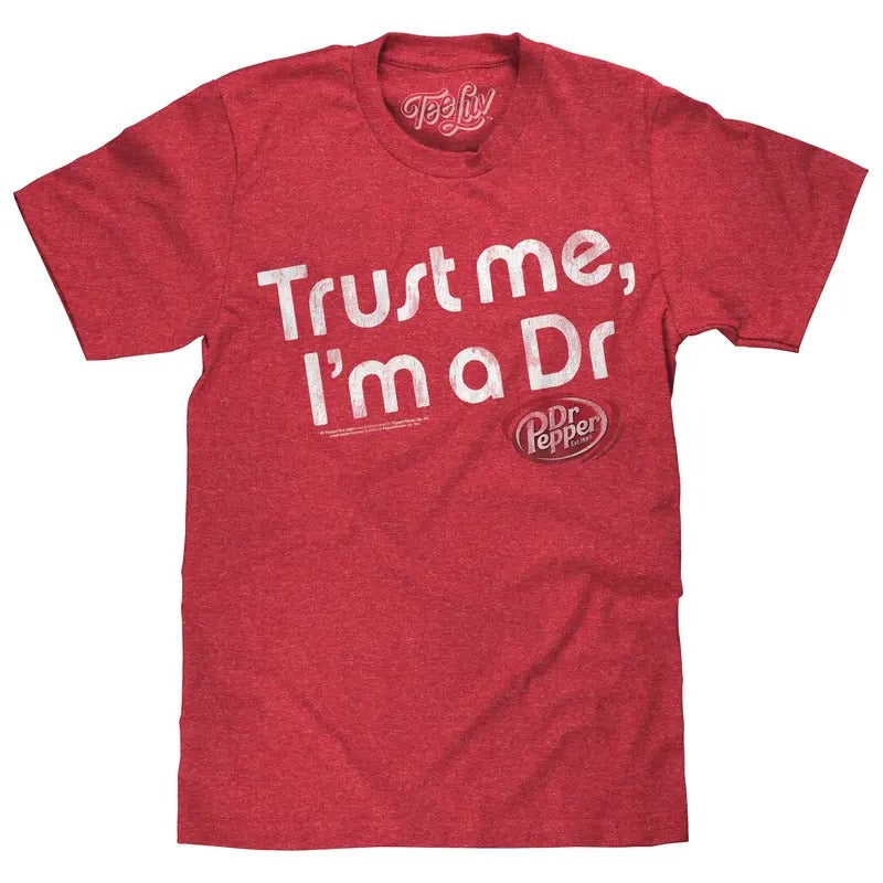 Dr Pepper Trust Me I'm a Dr T-Shirt - Red
