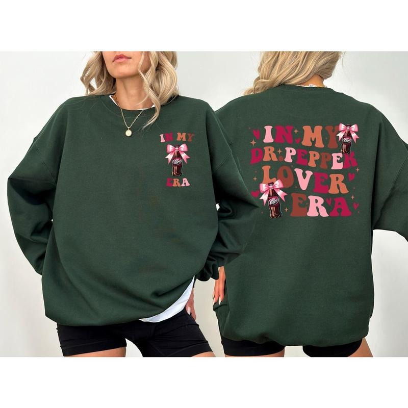 Dr Pepper sweatshirt, Regular Dr. Pepper, pop sweatshirt, soda sweatshirt, Dr. Pepper Lover