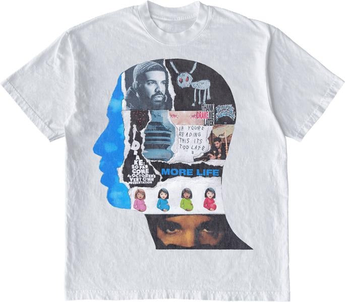Drake Head Album T-Shirt Graphic Vintage Tee 100% Cotton For Men For Women cute shirts Menswear Soft
