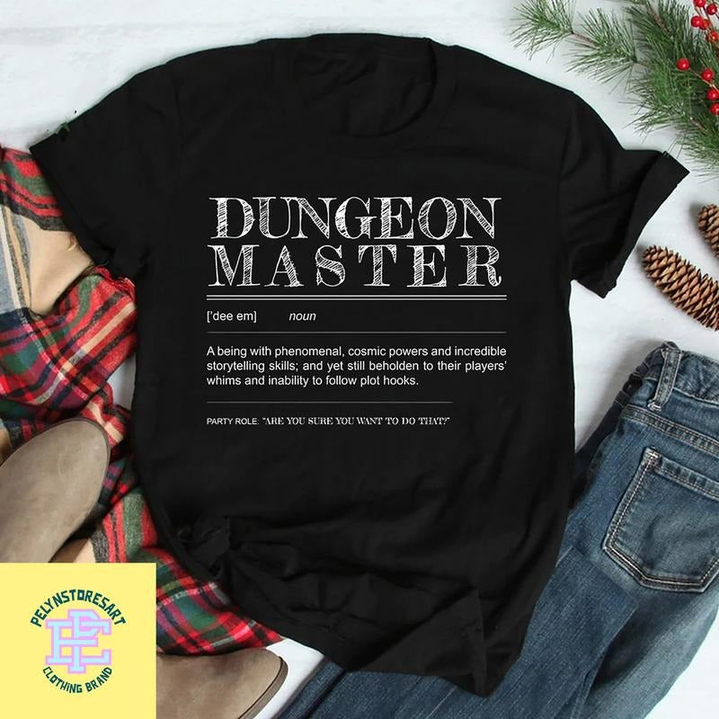 Dungeon Master TShirt, Dungeons And Dragons Shirt, Dnd Shirt, Role Playing Game Shirt, Dungeon Master Gift, D20 Shirt, D And D Shirt