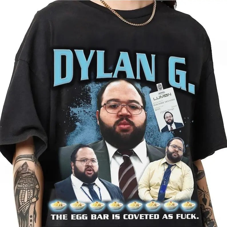 Dylan G Severance Bootleg Style T-Shirt, Classic Retro Graphic Unisex Tee Gift For Men and Women