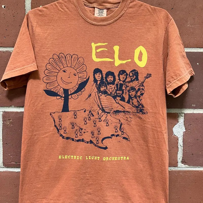 ELO fan art T-shirt, Gift For Her