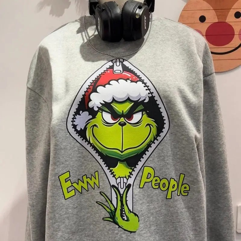 EWW People Grinchmas Chirtmas Sweatshirt for Men and Women - Christmas Shirt - Womenswear
