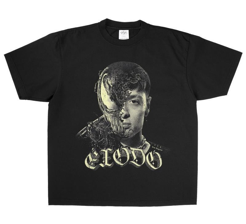EXODO - BIG HEAD Shirt crew neck plaid Cotton Crewneck