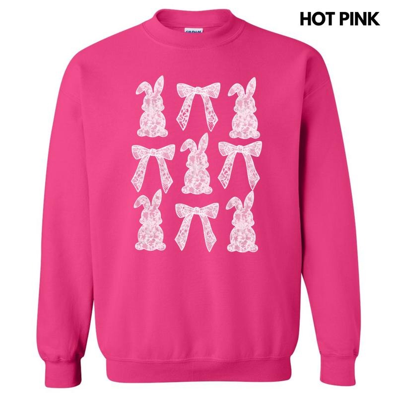 Easter Lace Coquette Sweatshirt