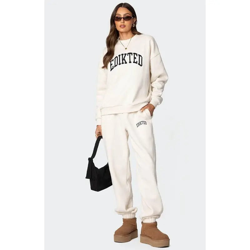 Edikted Women's Edikted Babe Oversized Sweatpants