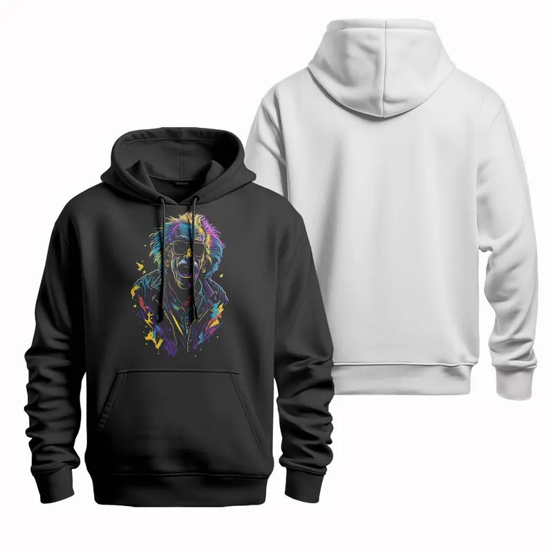 Einstein cool t-shirt, crewneck sweatshirt, hooded sweatshirt, Colorful sunglasses, cool and unique, Splash ink embellishment, art flying, Comfortable fabrics, fashionable and responsible, Wear it and share wisdom with trends.