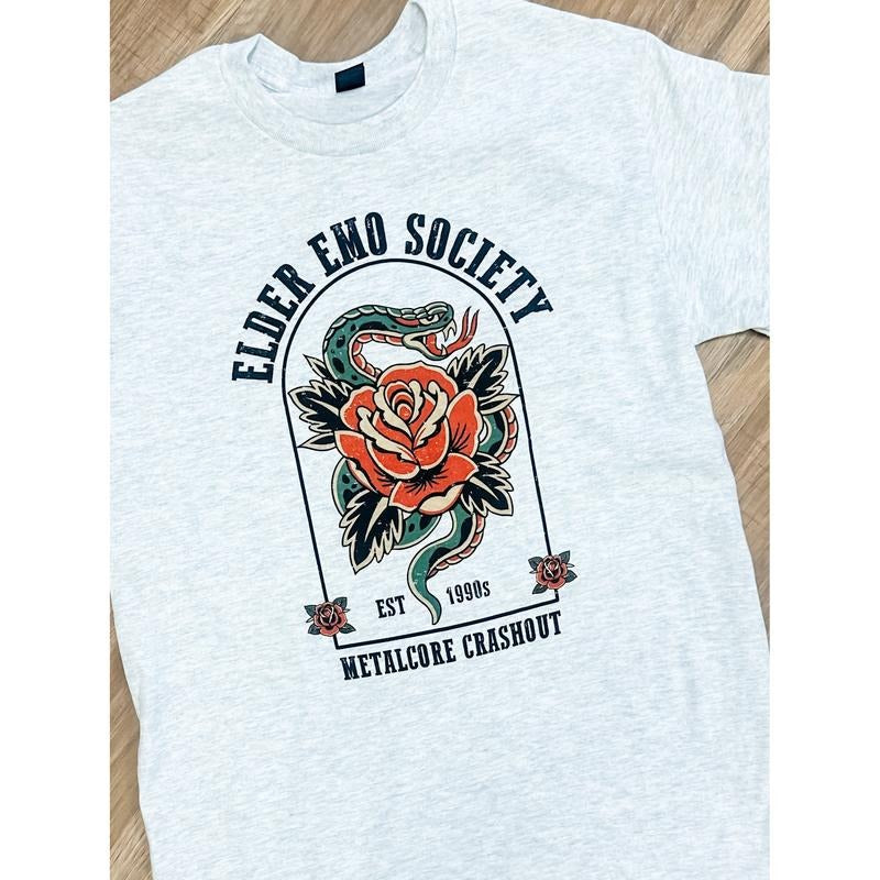 Elder Emo Graphic Top