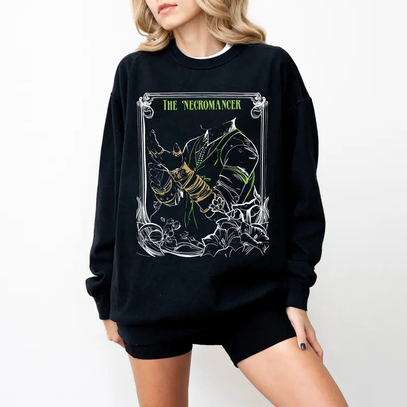 Emmrich Volkarin the Necromancer Sweatshirt, Dragon Age Veilguard Tee, Fantasy Tee, Gaming Apparel, Dragon Age Veilguard