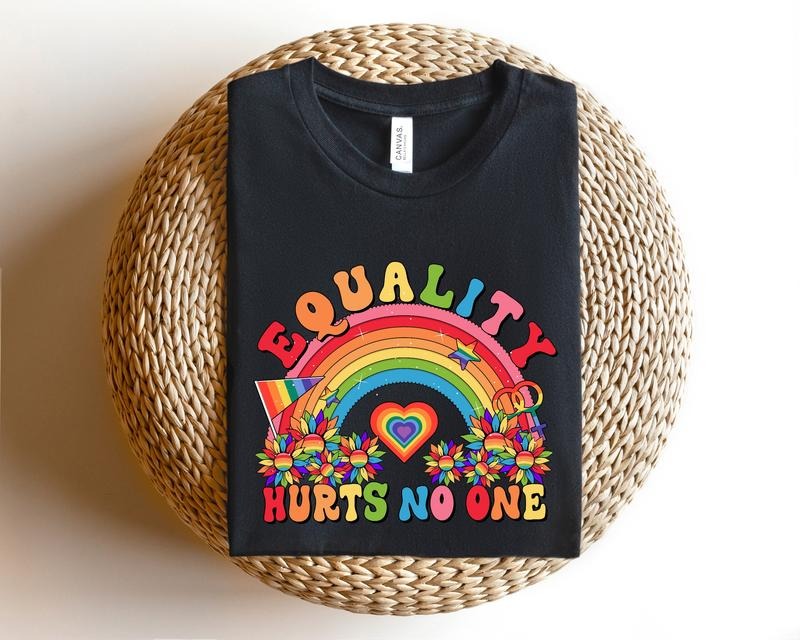 Equality Hurts No One Black Lives Matter Equal Rights Pride T Shirt Hoodie Sweater LGBT Shirt Social Justicehuman Rights Anti Racism Gay Pride