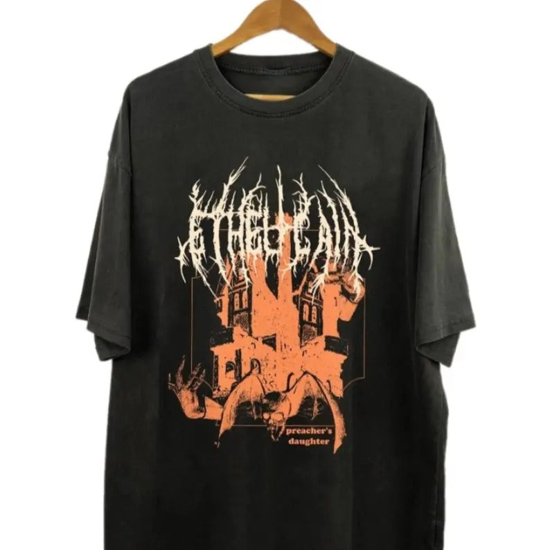 Ethel Cain Retro Shirt, Ethel Cain Concert Tour Unisex Tee, Ethel Black Metal T-shirt, Preacher's Daughter Shirt